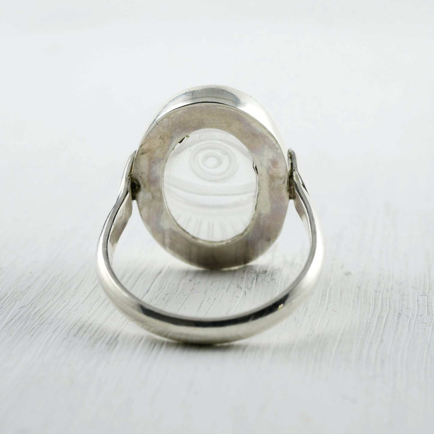 NAZAR RING - Crystal eye & Sterling silver