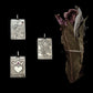 TAROT PENDANT : THE EMPRESS - Sterling silver, Rhodolite Garnet