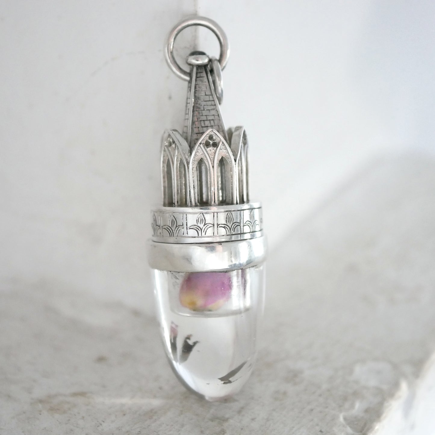 PENDENTIF CLUNY - Argent 925 & Cristal