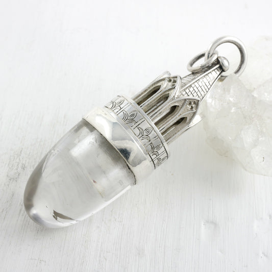 CLUNY PENDANT - Sterling Silver & Crystal