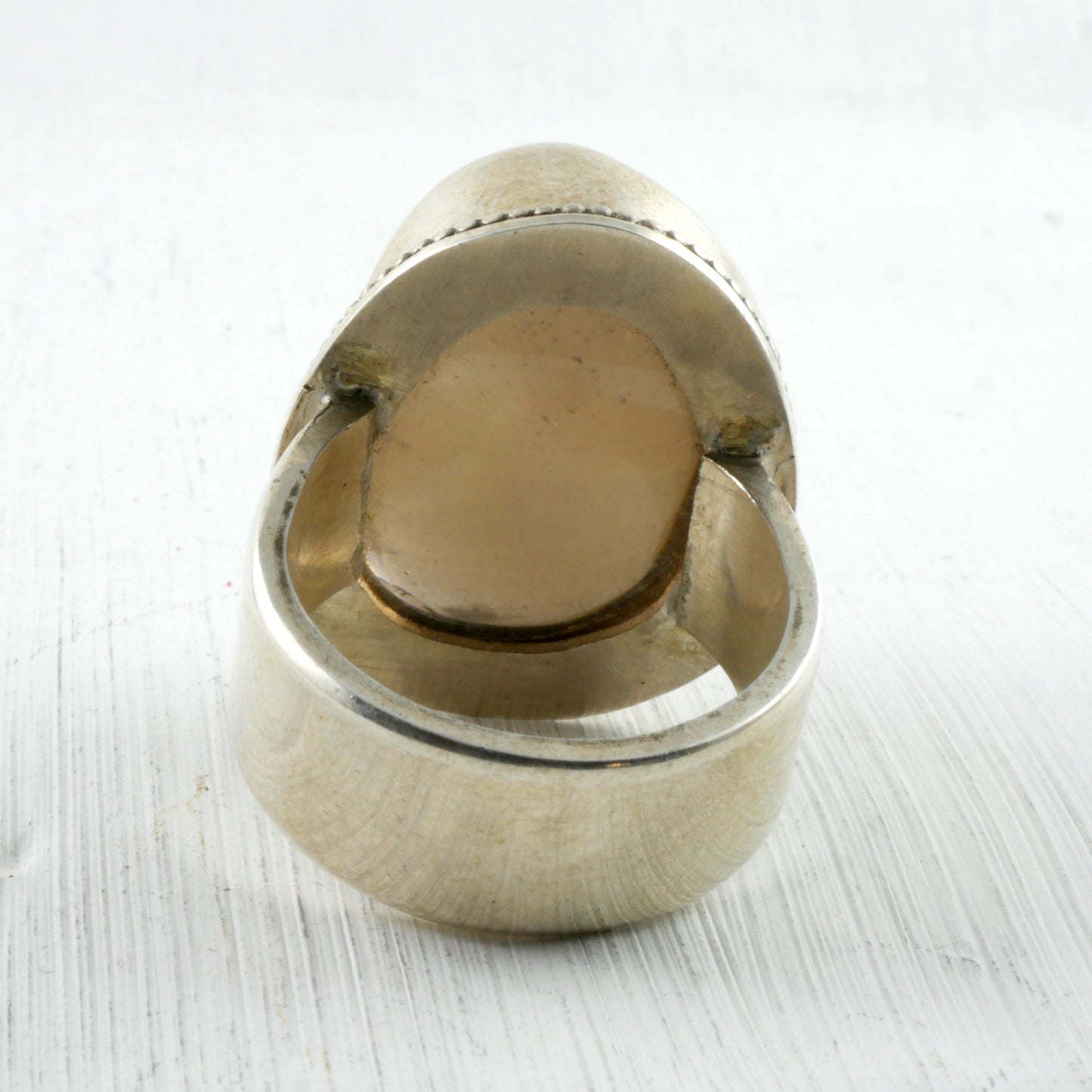 BAGUE ARAKAN - Argent & Quartz fumé Thalisman 