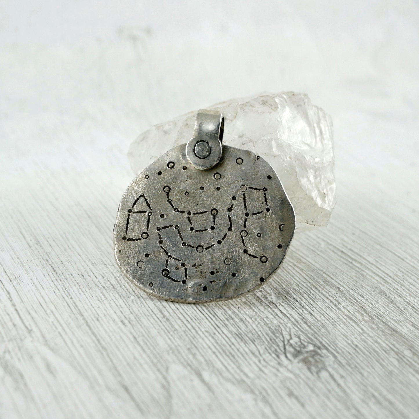 pendentif constellations en argent