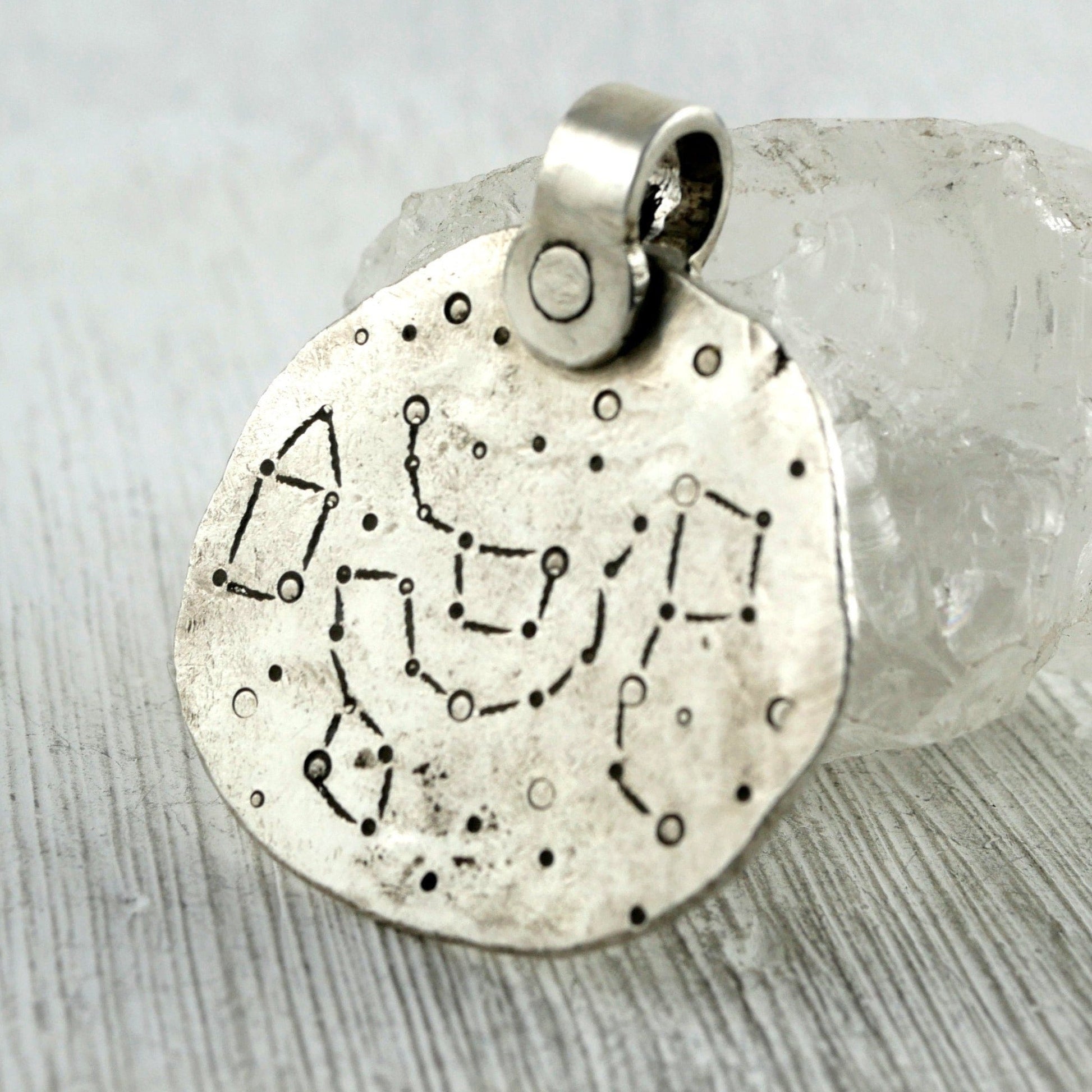 pendentif constellations en argent